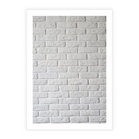 Plakat bez ramy 50x70 - Wymiarowa Struktura - ściana, cegła