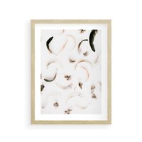 Plakat w ramie 40x50 - Kompozycja z Piór - pióra, kompozycja - rama drewno