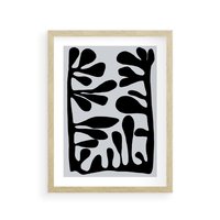 Plakat w ramie 30x40 - Taniec Kształtów - matisse, sztuka nowoczesna - rama drewno