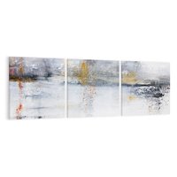 Obraz na płótnie 150x50 - Kontrastujące Chaosy - abstrakcja, kontrast