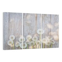 Obraz na płótnie 120x80 - Symbol swobody - dmuchawce