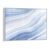 Obraz w ramie 70x50 - Abstrakcyjna akwarela - abstrakcja, akwarela - rama biała