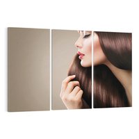 Obraz na płótnie 120x80 - Piękno fryzury - włosy, fryzura