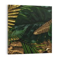 Obraz na płótnie 60x60 - Monstera Liście Kwiat - monstera, liście