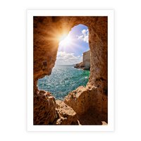 Plakat bez ramy 21x30 - Potęga Natury - morze, klify