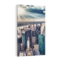 Obraz na płótnie 70x100 - Nowy York w pełnym blasku - Nowy York, miasto