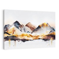 Obraz na płótnie 120x80 - Górska Grafika - góry, krajobraz