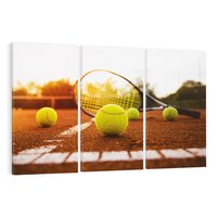 Obraz na płótnie 120x80 - Moc sportowej rywalizacji - tenis, kort