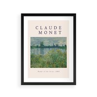 Plakat w ramie 50x70 - Claude Monet: Reprodukcja - Claude Monet, reprodukcja plakat - rama czarna