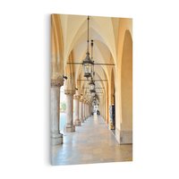 Obraz na płótnie 50x70 - Uliczka w perspektywie czasu - uliczka, perspektywa