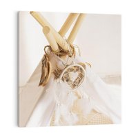 Obraz na płótnie 50x50 - Oaza Swobodnego Stylu - boho, tipi