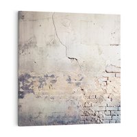 Obraz na płótnie 70x70 - Surowość ściany z betonu - ściana, beton