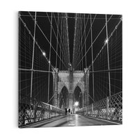 Obraz na płótnie 30x30 - Nowy Jork - Mosty w USA - NY, USA
