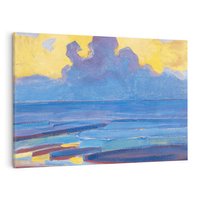Obraz na płótnie 120x80 - "By the Sea" (1909), Piet Mondrian - Reprodukcja - reprodukcja, obraz na płótnie