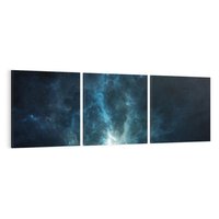 Obraz na płótnie 120x40 - Wędrówka przez galaktyki - ziemia, kosmos