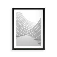 Plakat w ramie 30x40 - Nowoczesna Ekspresja - abstrakcja, 3D - rama czarna