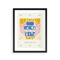 Plakat w ramie 30x40 - Złote Impulsy - typografia, kwiaty - rama czarna