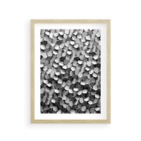 Plakat w ramie 30x40 - Odkryj głębię sztuki - graficzne, 3D - rama drewno