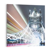 Obraz na płótnie 50x50 - Tower Bridge - Most w Londynie - Tower Bridge, most