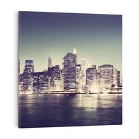 Obraz na płótnie 50x50 - Miasto niekończących się możliwości - Nowy York, miasto