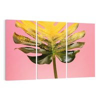 Obraz na płótnie 120x80 - Majestatyczna monstera - monstera, liść