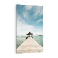 Obraz na płótnie 80x120 - Magia Morza i Piękno Plaży - Hawaje, morze
