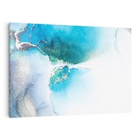 Obraz na płótnie 120x80 - Marmur złotą akwarelą - marmur, akwarela