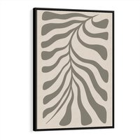 Obraz w ramie 50x70 - Zaklęte Kształty - nowoczesna sztuka, plakat modern - rama czarna