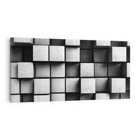 Obraz na płótnie 140x70 - Abstrakcyjne 3D kwadraty - 3D, abstrakcja