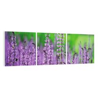 Obraz na płótnie 90x30 - Lawendowy urok - lawenda, kwiaty