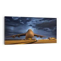 Obraz na płótnie 120x60 - Samolot: Podniebna Wolność - samolot, transport