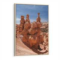 Obraz w ramie 80x120 - Spektakularne Formacje Naturalne - kanion, pustynia - rama drewno