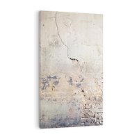 Obraz na płótnie 80x120 - Surowość ściany z betonu - ściana, beton