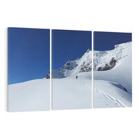 Obraz na płótnie 120x80 - Górska zima w pełnym blasku - góry, zima