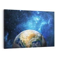 Obraz na płótnie 120x80 - Kosmiczne Horyzonty - Ziemia, kosmos