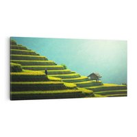 Obraz na płótnie 100x50 - Góry Azji: Siła i Urok Natury - Azja, góry