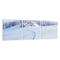 Obraz na płótnie 120x40 - Magia zimowych gór - zima, góry