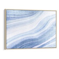 Obraz w ramie 70x50 - Abstrakcyjna akwarela - abstrakcja, akwarela - rama drewno