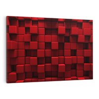 Obraz na płótnie 120x80 - Geometryczne 3D: wizja przestrzeni - geometryczne, 3D