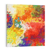 Obraz na płótnie 60x60 - Abstrakcja wyraz artystyczny - abstrakcja