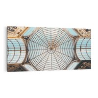 Obraz na płótnie 100x50 - Magia Sklepienia - sklepienie, szklany dach