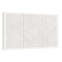 Obraz na płótnie 120x80 - Geometryczna Elegancja Mid Century - mid century, minimalizm