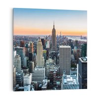 Obraz na płótnie 50x50 - Pulsujący Nowy Jork - New York, miasto