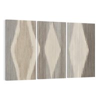 Obraz na płótnie 120x80 - Melancholijny spacer barw - symetryczne, geometryczne