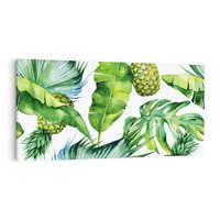 Obraz na płótnie 100x50 - Oaza Natury - liście, tropikalne