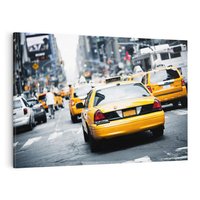 Obraz na płótnie 120x80 - Wszystkie światła prowadzą do Nowego Jorku - TAXI, NY