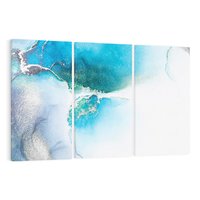 Obraz na płótnie 120x80 - Marmur złotą akwarelą - marmur, akwarela