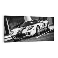 Obraz na płótnie 140x70 - Ford GT moc i elegancja - Ford GT, samochód