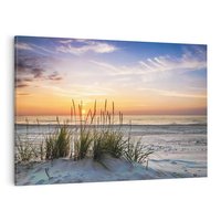 Obraz na płótnie 120x80 - Idylla nad Morzem - plaża, morze