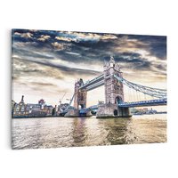 Obraz na płótnie 120x80 - Ikona Londynu - Londyn, most